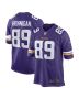 Men’s Minnesota Vikings Thomas Hennigan Purple Game Player Jersey