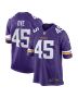 Men’s Minnesota Vikings Troy Dye Purple Game Jersey