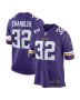Men’s Minnesota Vikings Ty Chandler Purple Game Player Jersey