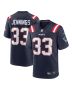Men’s New England Patriots Anfernee Jennings Navy Team Game Jersey
