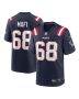 Men’s New England Patriots Atonio Mafi Navy Team Game Jersey
