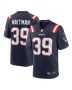 Men’s New England Patriots Corliss Waitman Navy Team Game Jersey