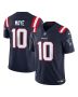 Men’s New England Patriots Drake Maye Navy Vapor F.U.S.E. Limited Jersey