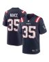 Men’s New England Patriots Jim Nance Navy Retired Player Jersey