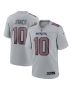 Men’s New England Patriots Mac Jones Gray Atmosphere Fashion Game Jersey