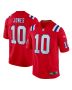 Men’s New England Patriots Mac Jones Red Alternate Game Jersey