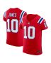 Men’s New England Patriots Mac Jones Red Alternate Vapor F.U.S.E. Elite Jersey
