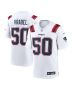 Men’s New England Patriots Mike Vrabel White Retired Player Game Jersey