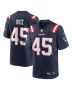 Men’s New England Patriots Monty Rice Navy Game Jersey