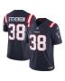 Men’s New England Patriots Rhamondre Stevenson Navy Vapor F.U.S.E. Limited Jersey