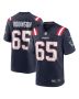 Men’s New England Patriots Tyrese Robinson Navy Game Jersey