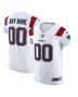 Men’s New England Patriots White Vapor Elite Custom Jersey