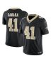 Men’s New Orleans Saints Alvin Kamara Black Vapor F.U.S.E. Limited Jersey