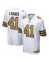 Men’s New Orleans Saints Alvin Kamara White Alternate Game Jersey