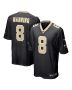 Men’s New Orleans Saints Archie Manning Black Retired Player Game Jersey