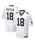 Men’s New Orleans Saints Spencer Rattler White Game Player Jersey