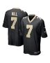 Men’s New Orleans Saints Taysom Hill Black Game Jersey