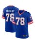 Men’s New York Giants Andrew Thomas Royal Classic Player Game Jersey