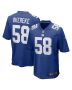 Men’s New York Giants Bobby Okereke Royal Game Player Jersey