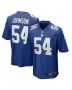 Men’s New York Giants Dyontae Johnson Royal Team Game Jersey