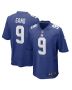 Men’s New York Giants Graham Gano Royal Team Game Player Jersey