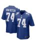 Men’s New York Giants Greg Van Roten Royal Team Game Jersey