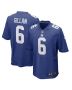 Men’s New York Giants Jamie Gillan Royal Game Player Jersey
