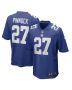Men’s New York Giants Jason Pinnock Royal Game Player Jersey