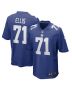 Men’s New York Giants Justin Ellis Royal Game Player Jersey