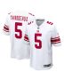 Men’s New York Giants Kayvon Thibodeaux White Player Game Jersey