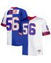 Men’s New York Giants Lawrence Taylor Mitchell & Ness Royal/White Big & Tall Split Legacy Retired Player Jersey