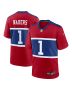 Men’s New York Giants Malik Nabers Century Red Alternate Game Jersey