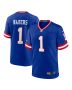 Men’s New York Giants Malik Nabers Royal 2nd Alternate Game Jersey