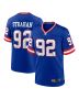Men’s New York Giants Michael Strahan Royal Classic Retired Player Game Jersey