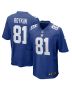 Men’s New York Giants Miles Boykin Royal Team Game Jersey
