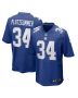 Men’s New York Giants Sandro Platzgummer Royal Game Player Jersey