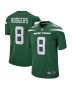 Men’s New York Jets Aaron Rodgers Gotham Green Game Jersey