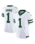 Men’s New York Jets Ahmad Sauce Gardner Legacy White Vapor F.U.S.E. Limited Jersey