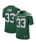 Men’s New York Jets Dalvin Cook Gotham Green Game Player Jersey