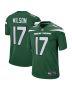 Men’s New York Jets Garrett Wilson Green Player Game Jersey
