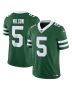 Men’s New York Jets Garrett Wilson Legacy Green Vapor F.U.S.E. Limited Jersey