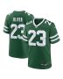 Men’s New York Jets Isaiah Oliver Legacy Green Team Game Jersey