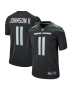 Men’s New York Jets Jermaine Johnson II Stealth Black Alternate Game Jersey