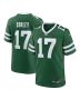 Men’s New York Jets Malachi Corley Legacy Green Team Game Jersey