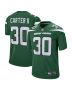 Men’s New York Jets Michael Carter II Gotham Green Game Jersey
