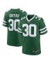 Men’s New York Jets Michael Carter II Legacy Green Team Game Jersey