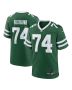 Men’s New York Jets Olu Fashanu Gotham Green Player Game Jersey