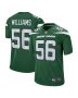 Men’s New York Jets Quincy Williams Gotham Green Game Jersey