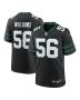 Men’s New York Jets Quincy Williams Legacy Black Alternate Game Jersey