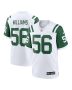 Men’s New York Jets Quincy Williams White Alternate Game Jersey